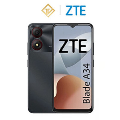 Điện thoại ZTE Blade A34 (4GB/64GB) Màn hình 6.6", Pin 5000mAh - Hàng chính hãng