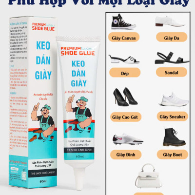 Keo Dán Giày Nhiệt Trong Suốt Siêu Dính Dùng Không Tổn Thương Da