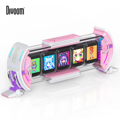 Divoom Times Gate Đồng Hồ Kỹ Thuật Số Cực Nét Tùy Biến 5 Màn Hình Màu RGB Qua App Hàng Chính Hãng Divoom Bảo Hành 12 Tháng 1 Đổi 1 Decor Phòng