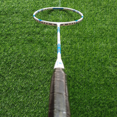 Vợt cầu lông SPORTHOUSE MH2 Khung Carbon 46T Màu Trắng Xanh