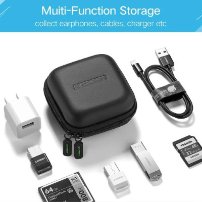 Ugreen UG40816LP128TK Màu Đen Hộp đựng tai nghe chống sốc - HÀNG CHÍNH HÃNG