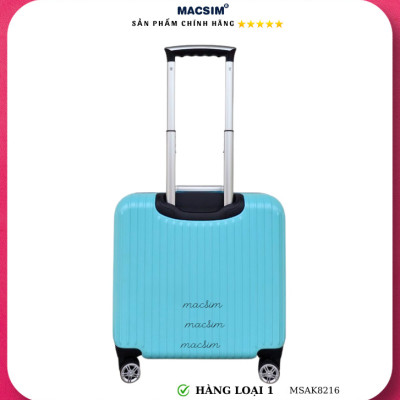 Vali cao cấp Macsim Aksen hàng loại 1 MSAK8216 cỡ 17 inch màu xanh-hồng
