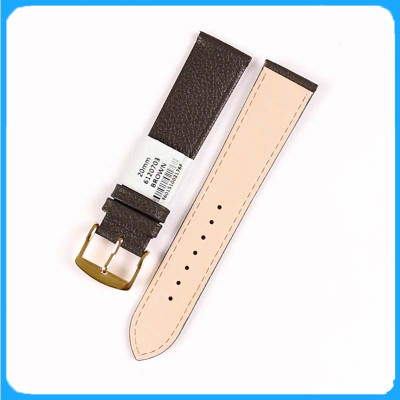 Dây Da Đồng Hồ ZRC Pháp Dòng LEWIS Da Bò Màu Nâu Mỏng Cỡ 20mm