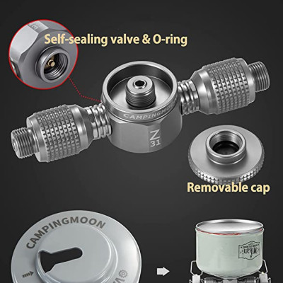 Phụ kiện đầu chuyển đổi bình gas mini Campingmoon Z31