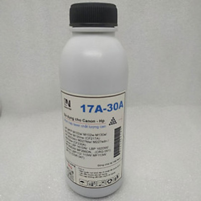 Mực Nạp, Mực chai LN 17A 30A Dùng cho hộp mực HP 17A, 30A, Canon 051, 047, 050 trọng lượng 65g - Hàng chính hãng