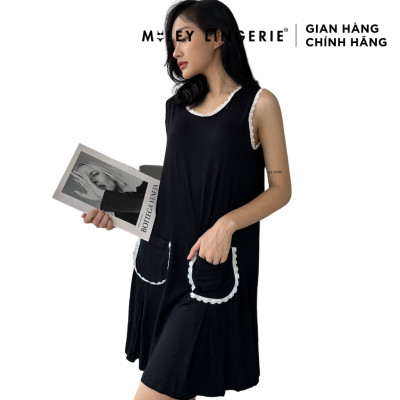 ĐẦM MẶC NHÀ VẢI SỢI THIÊN NHIÊN BAMBOO MILEY - DBS0101