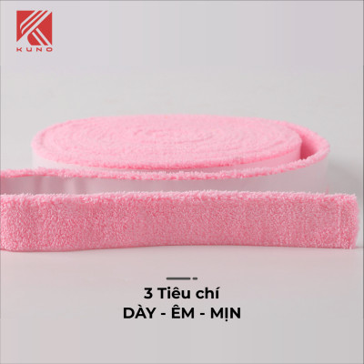 Quấn Cán Vải Cầu Lông Bám Tay, Siêu Êm, Thấm Hút Mô Hôi Cao Cấp, Dài 10m