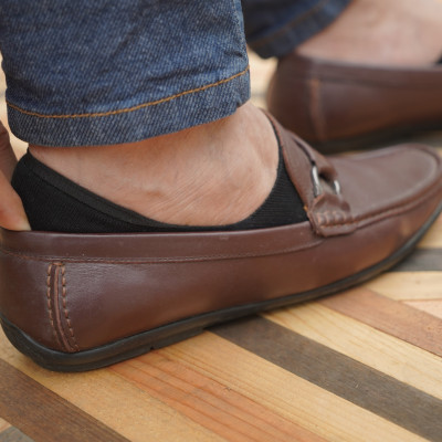 Combo 5 Đôi Tất Hài Lười Nam Lịch Lãm, Sang Trọng, Chất Liệu Sợi Cotton Cao Cấp Co Giãn 4 Chiều Chống Hôi Chân, Silicon Chống Tụt Gót Chân  MRM FASHION (cùng màu)