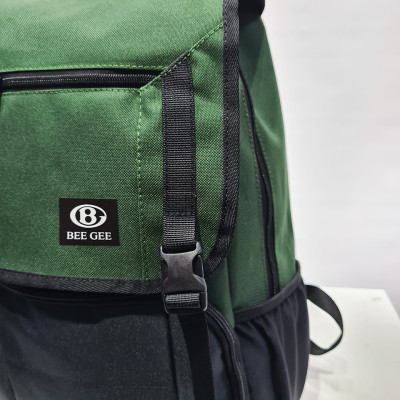 ( XEM VIDEO ) Balo nam nữ thời trang Hàn quốc để được laptop 14in du lịch chống thấm nước 111 BEE GEE ( NẮP CÓ 2 NỊT )