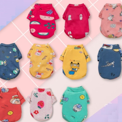 Xả hàng - Áo nỉ họa tiết đáng yêu dành cho chó mèo
