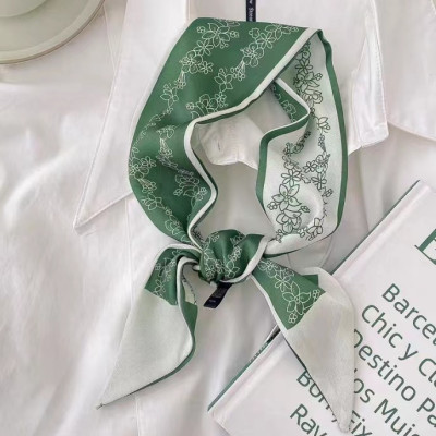 Dây Buộc Tóc Nữ In Hoa 3D Khăn Choàng Cổ Khăn lụa Thời Trang Phụ Kiện Mặc Đi Chơi Quà Tặng Cao Cấp-New Design PK0011