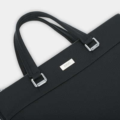 Túi xách công sở nam nữ đựng laptop 14 inch IDIGO MB1 - 16000, túi đựng tài liệu A4 da thật cao cấp