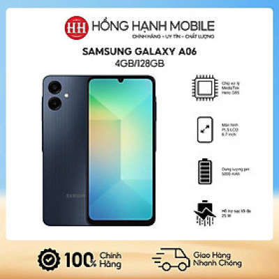 Điện Thoại Samsung Galaxy A06 4GB/128GB - Hàng Chính Hãng