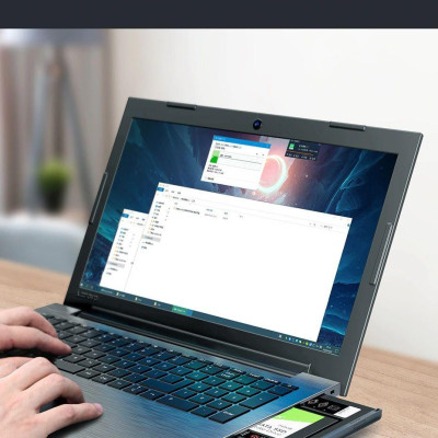 Ugreen UG70657CM322TK 9.5mm caddy bay khay đựng ổ cứng và ssd 2.5inch sata mỏng gắn vào khe cd - dvd của laptop - HÀNG CHÍNH HÃNG