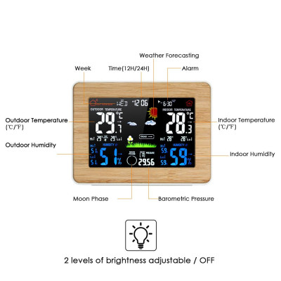 Trạm thời tiết không dây màng hình LCD