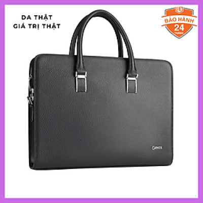Túi Xách, Cặp Thời Trang Nam Khóa Số Cao Cấp Da Bò Mill CTS12 Đen