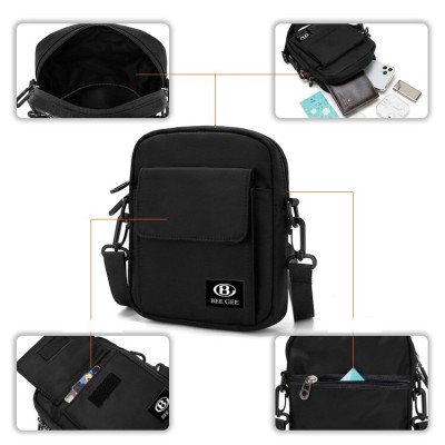 Túi đeo chéo nam nữ thời trang BEE GEE 0127 để điện thoại ipad chống thấm nước đẹp chất lượng tốt