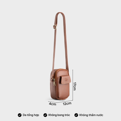 Túi Lata ( Thời trang nữ đựng điện thoại mini - Túi đeo chéo da HN118 )