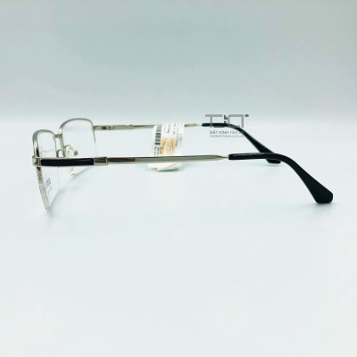 Gọng kính nam, titanium, dẽo, phom chữ nhật thời trang chính hãng Essentials E50006