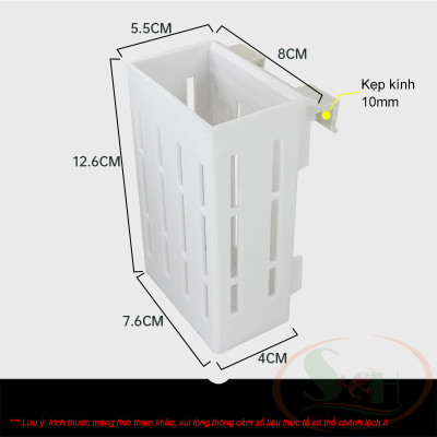 Giỏ nhựa trồng cây thủy canh móc thành hồ trang trí bể cá tép thủy sinh bán cạn