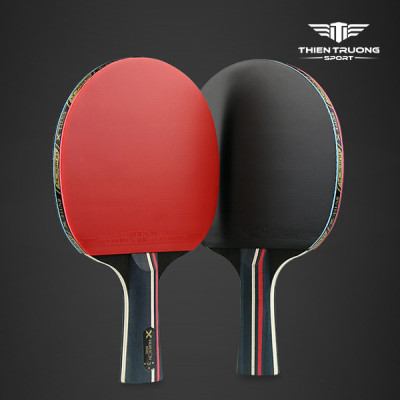 (Tặng bao da đựng vợt khi mua 2 chiếc) Vợt bóng bàn tập luyện Huieson X 3 sao, 5 sao, 6 sao -vợt bóng bàn dán sẵn giá rẻ, Cốt vợt sử dụng gỗ tự nhiên cứng cáp, dày và chắc chắn cho độ nảy cao.