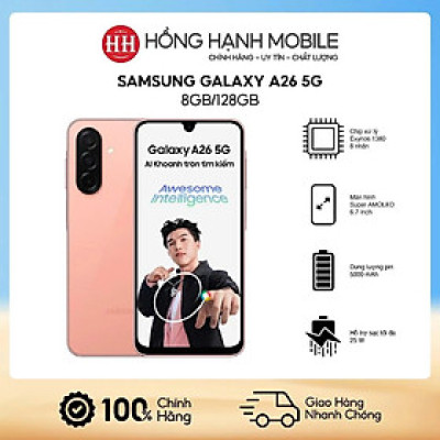 Điện Thoại Samsung Galaxy A26 5G 8GB/128GB - Hàng Chính Hãng