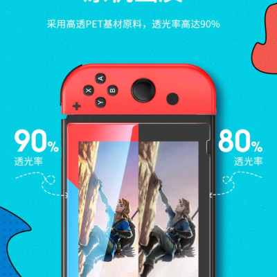 Ugreen UG20127LP153TK Viền Xanh Dương và Đỏ Kính cường lực bảo vệ màn hình Nintendo Switch chủ đề Mr Mario - HÀNG CHÍNH HÃNG