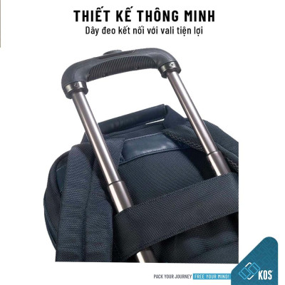 Balo Laptop 14 inch TUCANO COMFORT chất liệu Recycle Plastic thương hiệu Ý, bảo hành 2 năm