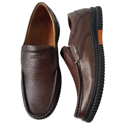 Giày Mọi Nam Da Bò Thật BIGGBEN Cao Cấp GM313