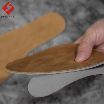 Lót Giày Cao Cấp Bằng Da Thảo Mộc SIGOURNEY Siêu Mềm Thấm Hút Mồ Hôi Thoáng Khí Thoải Mái Cho Nam