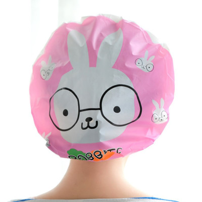 Mũ nilon trùm đầu khi tắm, làm tóc, hình thú ngộ ngĩnh ( Màu ngẫu nhiên )