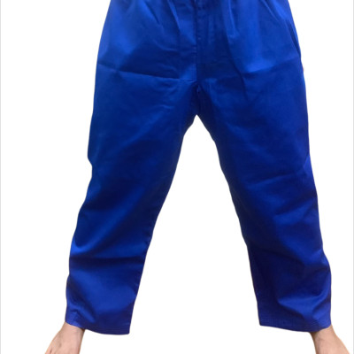 Quần võ màu xanh vovinam kaki dày người mặc cao từ 1m5 đến 1m8 vải Cotton