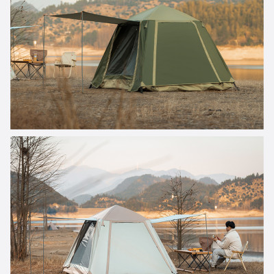Lều cắm trại tự bung , lều du lịch dã ngoại dành cho 4-6 người, chống thấm nước -ZL053