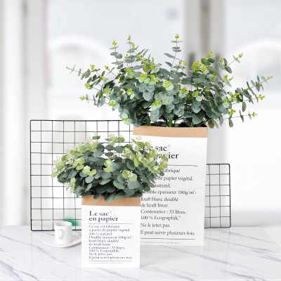 Quả giả, cành đào đông đỏ cherry và lá điểm trang trí phòng khách, nhà hàng sang trọng AZ-10