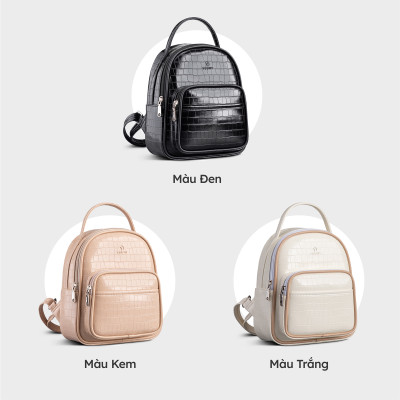 Balo Yuumy ( Thời trang nữ thiết kế tối giản - Balo da Verein YBA83 )