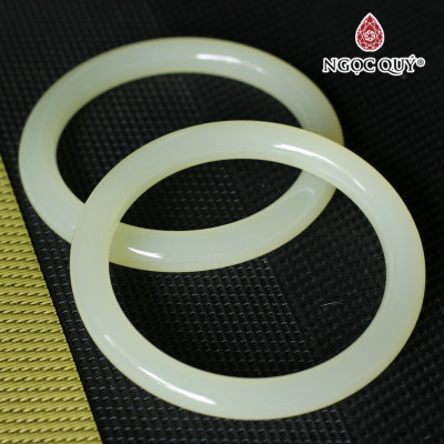 Vòng ngọc canxit A màu vàng chanh nhạt - Ngọc Quý Gemstones