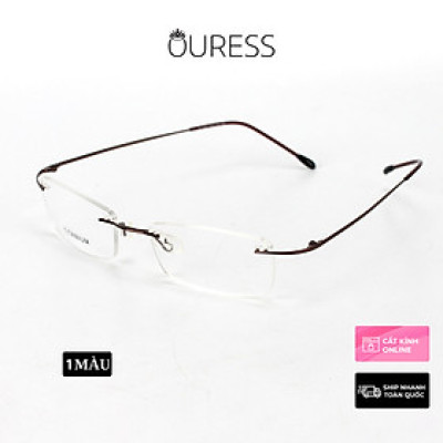 Gọng kính 3022 1382 hợp kim khoan ốc thời trang nam nữ OURESS