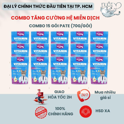 [Hỏa tốc] Pate Cho Mèo Mr.Vet Thức Ăn Ướt Bổ Sung Omega 3, Vitamin, L-Lysine Tăng Đề Kháng