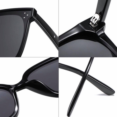 Kính xinh, Kính râm/Kính mát Mắt vuông Basic nhựa unisex thời trang  + tặng tuavit Kính Xinh mini đa năng