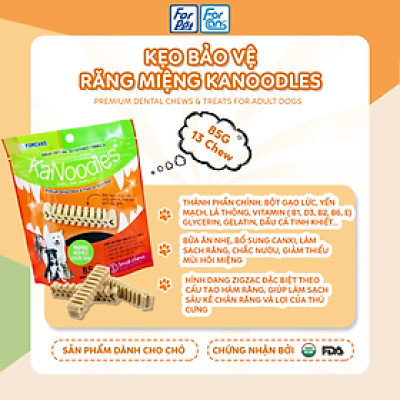 Kẹo Bảo Vệ Răng Miệng Cho Thú Cưng Kanoodles Forcans Size S