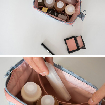 Túi Đựng Đồ Trang Điểm - Mỹ Phẩm - Phụ Kiện - Túi Mini Họa Tiết Du Lịch Chống Thấm Nước - Hàng chính hãng 