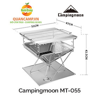 Bếp nướng dã ngoại xếp gọn Campingmoon MT-055