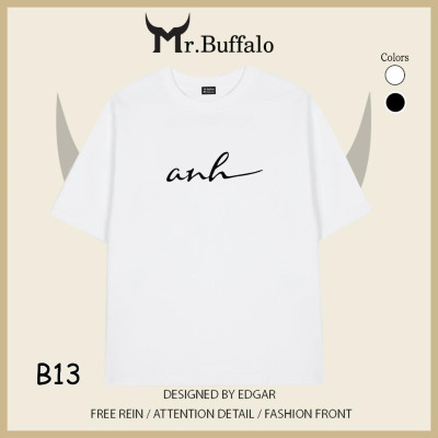 Áo đôi, Cặp cute "em - anh" cotton 100% Mr.Buffalo B12B13