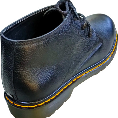 Giày boots nam cổ lửng HÀ NAM da bò thật đế đốc tờ cao cấp DT2020