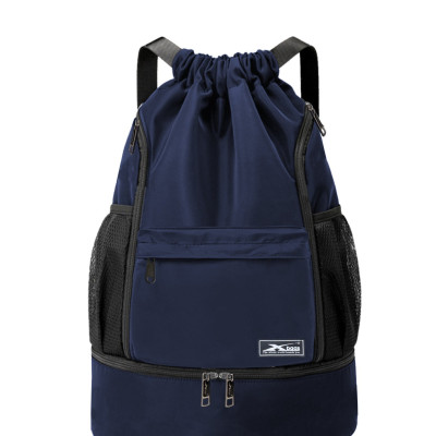 Balo dây rút thể thao xanh đen Xbags Xb 6005, Chất liệu chống thấm nước hiệu quả, Chống tia UV