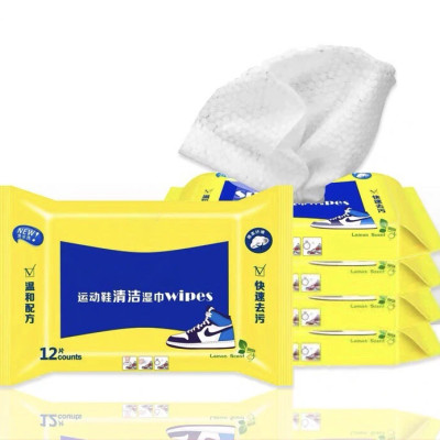 Gói 30 tờ giấy ướt lau giày vàng chuyên dụng - Hàng Nhập Khẩu