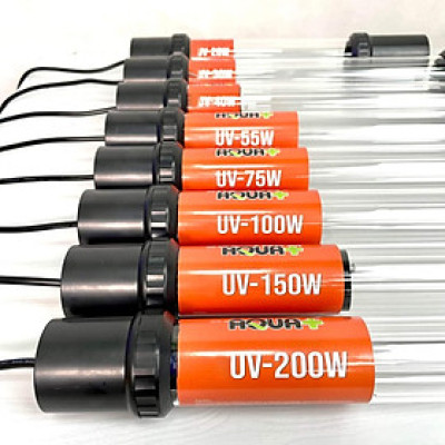 Đèn UV Diệt Khuẩn 20W, 30W, 55W, 75W, 100W, 150W, 200W Uv AQUA+ SUV Xử Lý Nước Bể Cá Koi, Hồ Thủy Sinh, Nước Sinh Hoạt, Chăn Nuôi Hiệu Quả ( có đối trọng)
