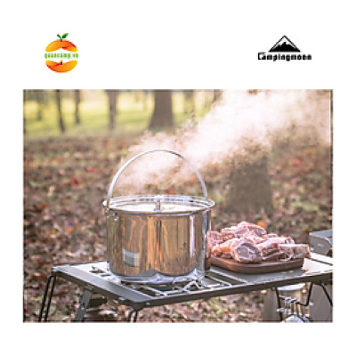 Nồi nấu súp thép không gỉ 3 lớp Campingmoon CC-24 (5.9 lít)