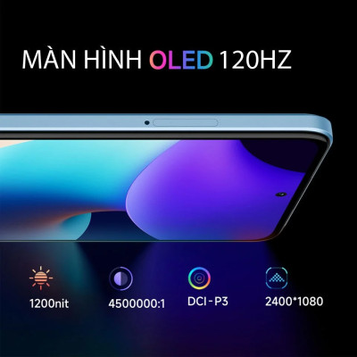 Xiaomi Redmi Note 12 5G 8GB/128GB ,Màn AMOLED 120Hz , Snapdragon 4 Gen 1 ,Sạc 33W ,Rom tiếng việt - Hàng nhập khẩu