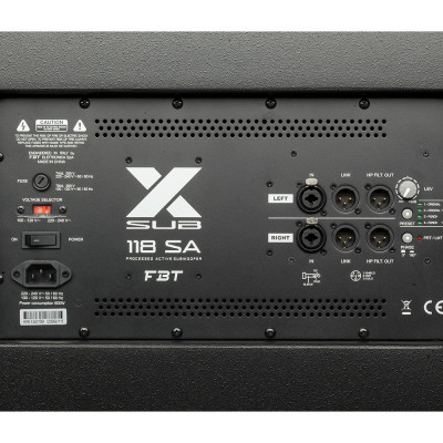 X SUB 118SA Loa Siêu Trầm Liền Công Suất 1200W RMS Class D 18inch FBT-HÀNG CHÍNH HÃNG